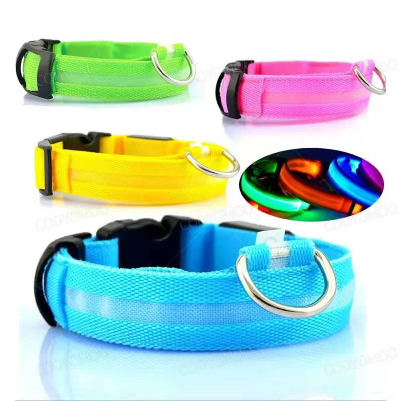 "BrightBuddy" LED dog safety collar